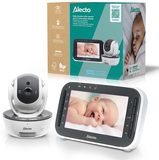 Alecto DVM200M babyfoon met 4,3 inch kleurenscherm