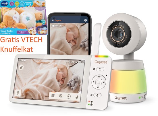 Gigaset Baby 700 Connected babyfoon met app en Full HD camera