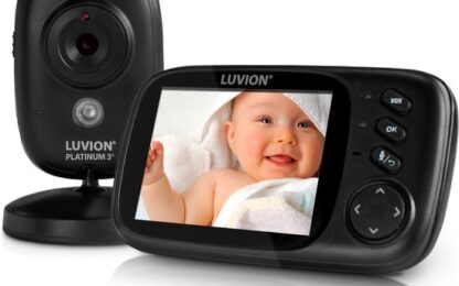 Luvion Platinum 3+ Black babyfoon met camera en nachtzicht