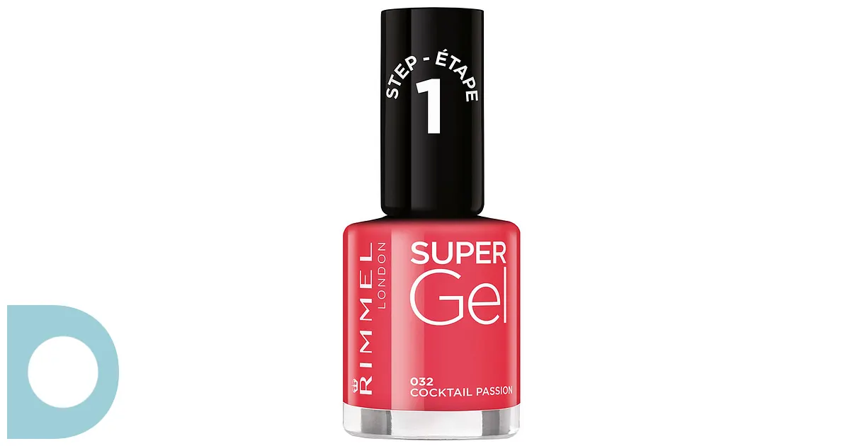 Rimmel London Nagellak Super Gel 032 Cocktail Passion flesje