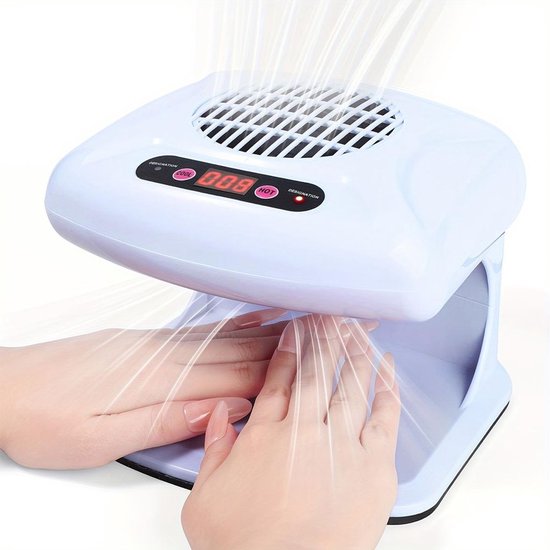 Automatische nageldroger met warme en koude luchtfunctie en timer