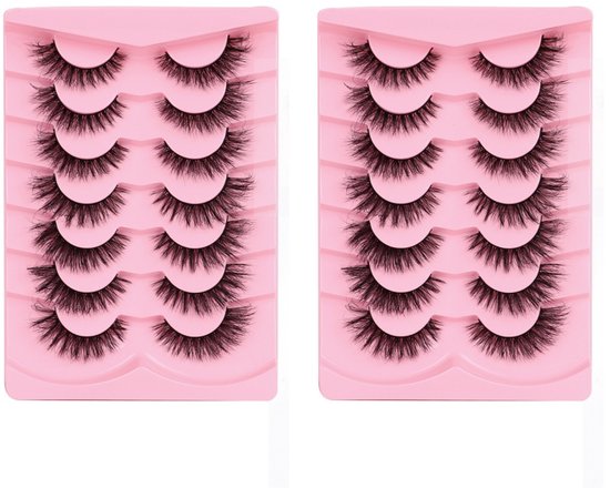 Nepwimpers met natuurlijke look en 3D cat-eye-effect