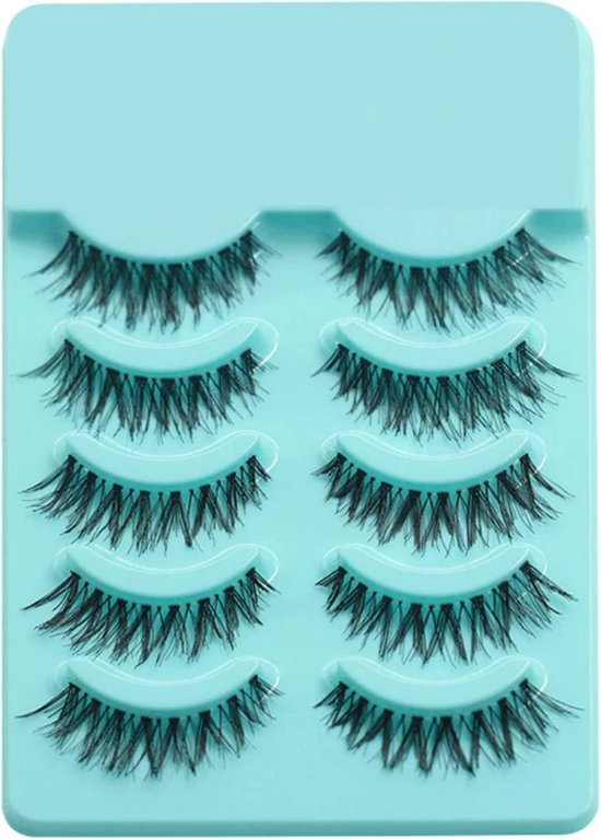 Epin nepwimpers vijf paar met wimperlijm