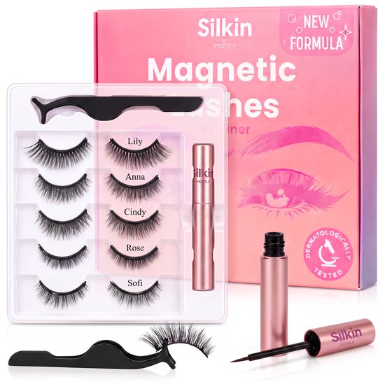ProTrue magnetische nepwimpers met applicator en eyeliner