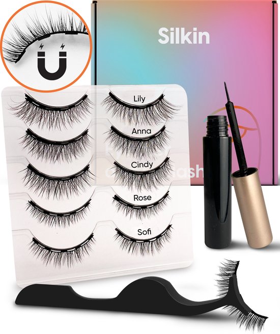 ProTrue magnetische nepwimpers met eyeliner, tien sets