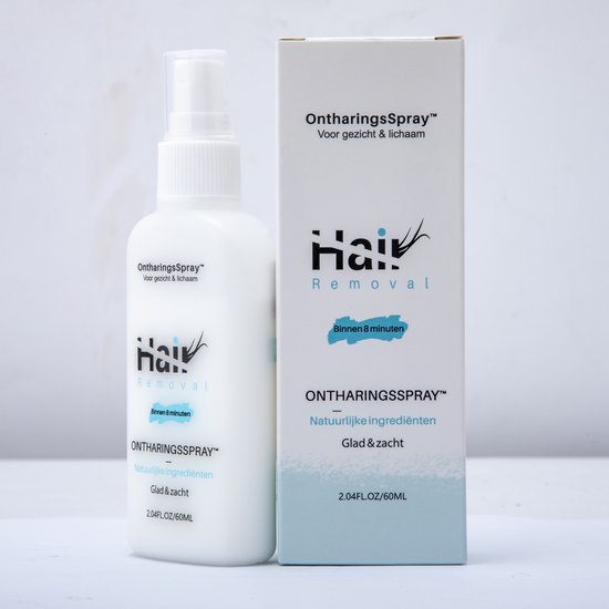 Ontharingsspray voor intieme delen en gevoelige huid, flesje van 60ml