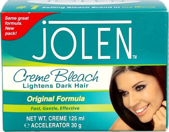 Jolen Creme Bleach ontkleuringscreme, potje van 125ml
