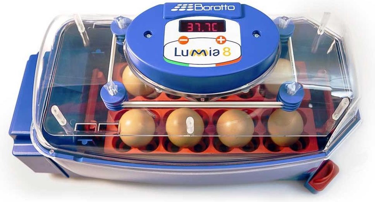 Borotto Lumia 8 broedmachine met automatisch keersysteem