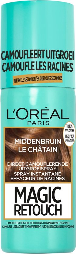 L'Oréal Paris Magic Retouch uitgroeispray in middenbruin