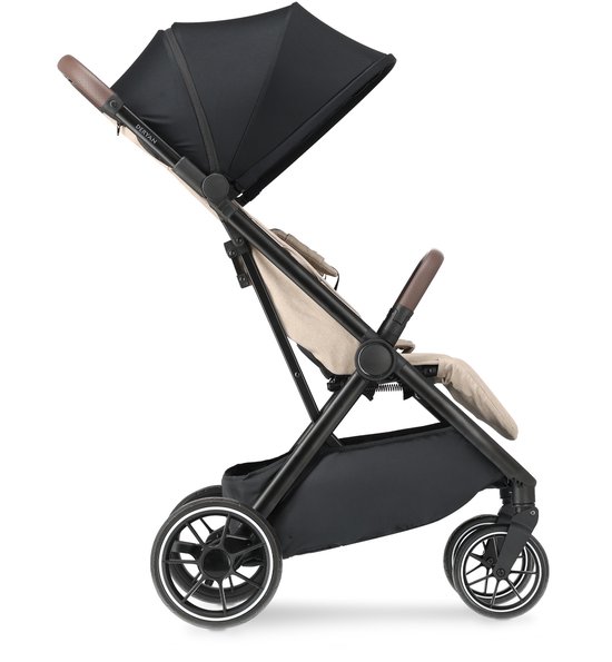 Deryan Rolo XL lichtgewicht plooibuggy in nougatkleur
