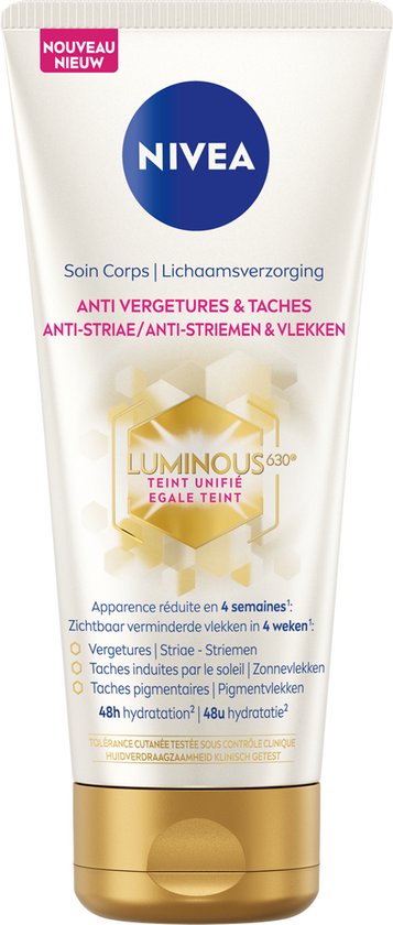 NIVEA Luminous 630 anti-striae en pigmentvlekken bodycrème van 200 ml