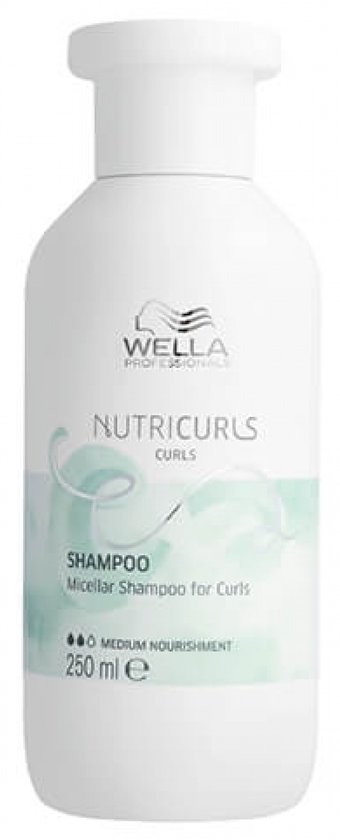 Wella Professionals Nutricurls Curl Shampoo 250 ml voor krullend en golvend haar