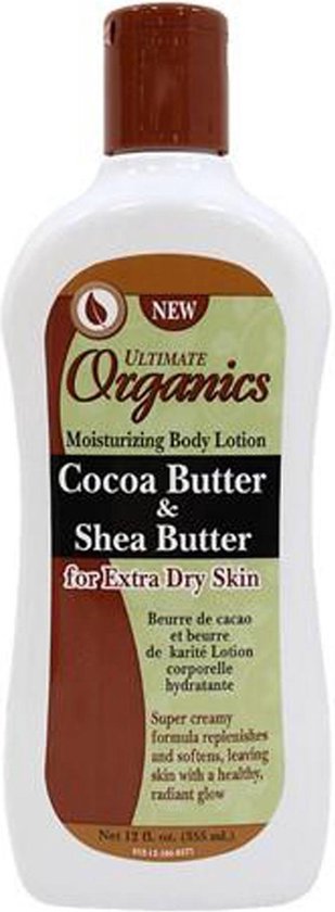 Africas Best Cocoa Butter & Shea Butter Lotion, 355 ml