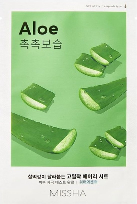 Missha Airy Fit Sheet Mask met aloë vera, los stuk