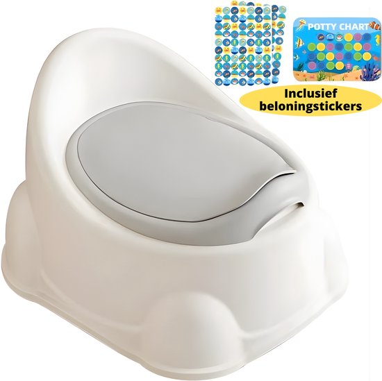 Plaspotje complete set met beloningsstickers en kaart