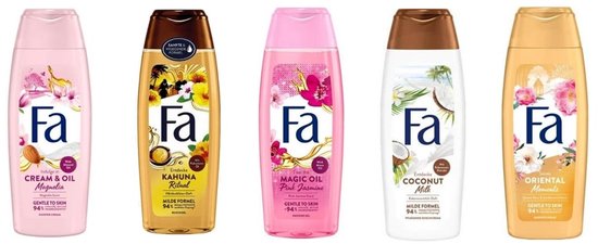 FA Douchegel Mix Pakket met meerdere geurvarianten