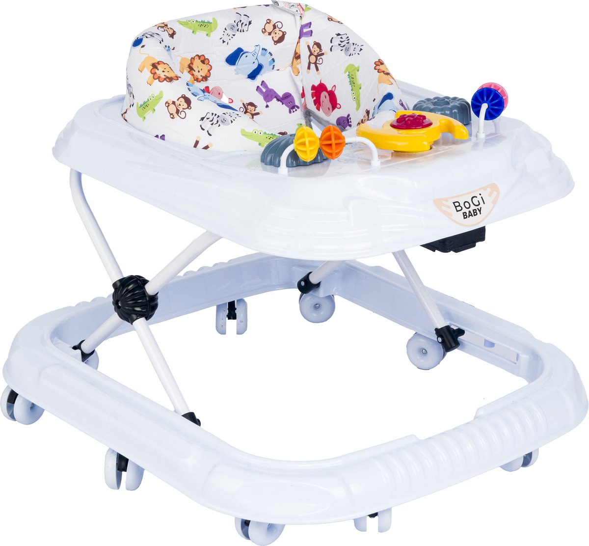 Bogi baby walker luxe loopstoel in wit