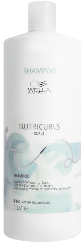 Wella Professionals Nutricurls Curl Shampoo 1000 ml grote flacon