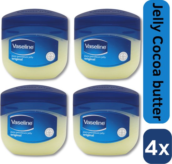 Vaseline Petroleum Jelly Original 50 ml Set 4 stuks