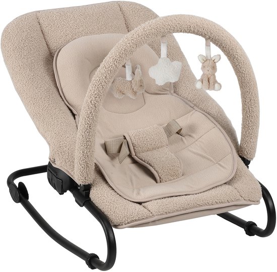 Little Dutch wipstoeltje in beige teddystof