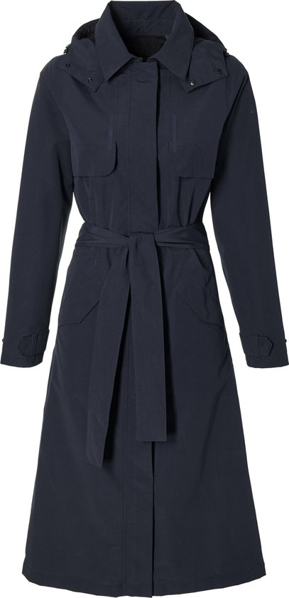 Basil Mosse regenjas voor dames in het blauw