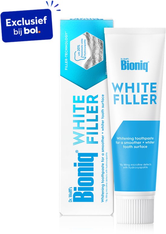 Bioniq White Filler fluoridevrije whitening tandpasta 100 ml