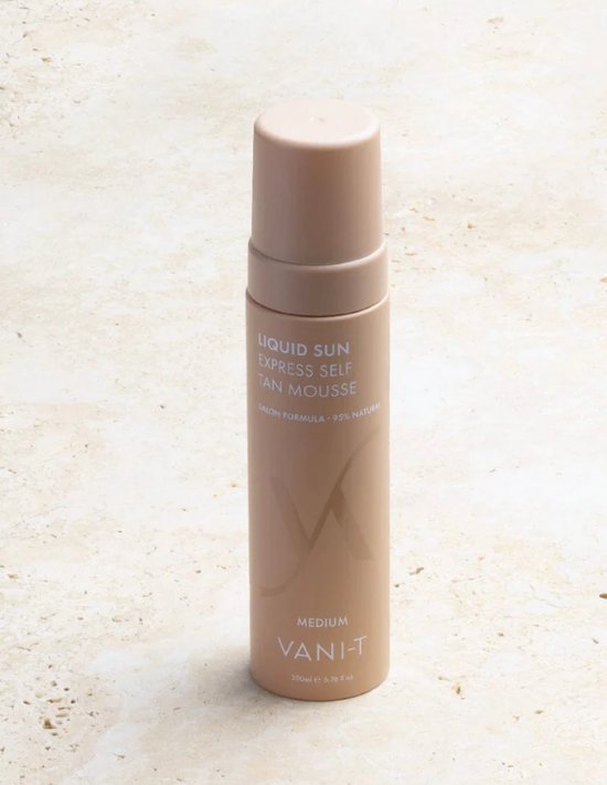 Vani-T Liquid Sun zelfbruiningsmousse medium van 200 ml