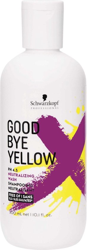 Schwarzkopf Goodbye Yellow Shampoo fles van 300 ml